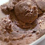 Шоколадное мороженое с конжаковой камедью